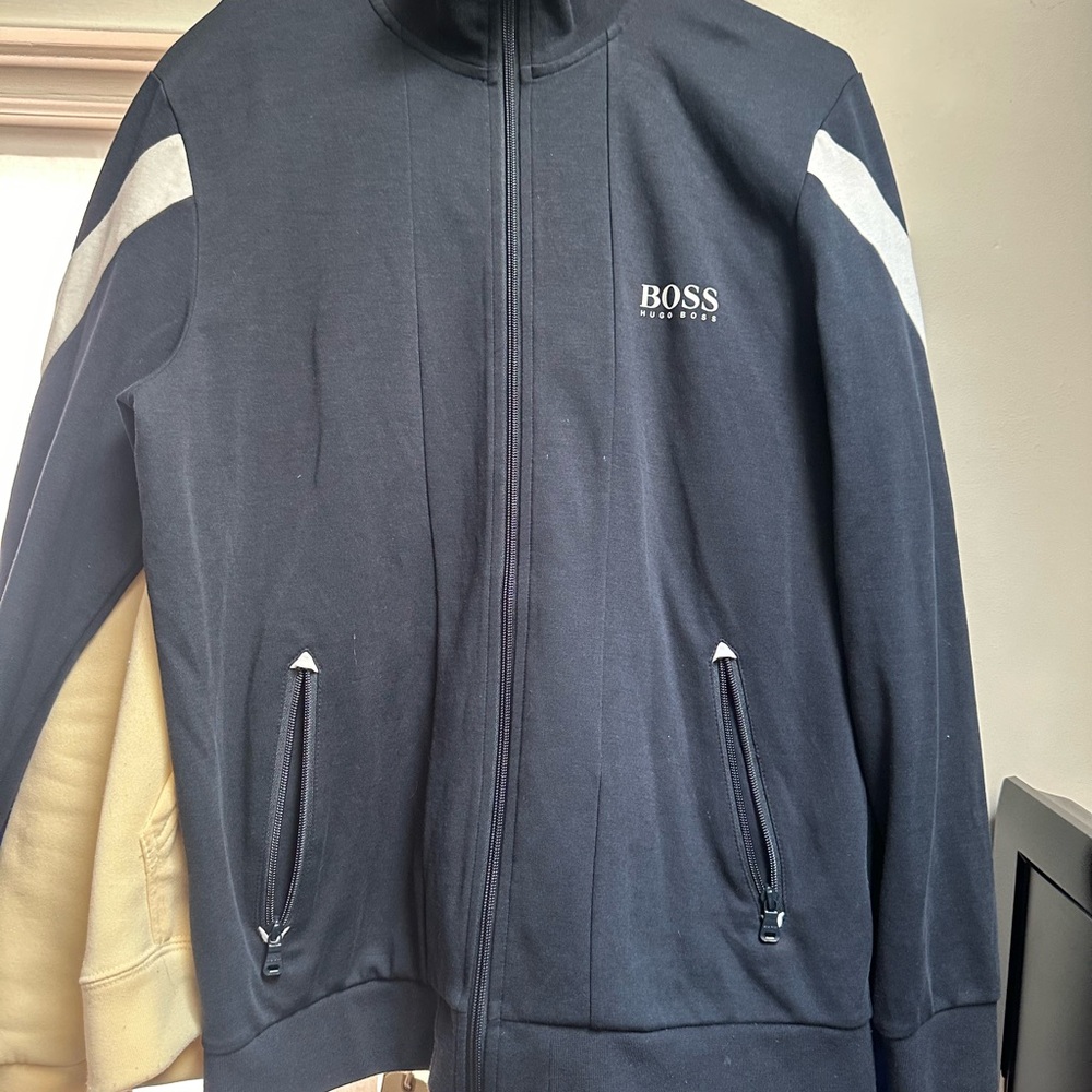 BOSS Black Zip-Up Jacket